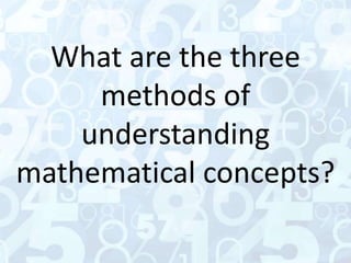 Mathematics teaching | PPTX | Primary Education | Education