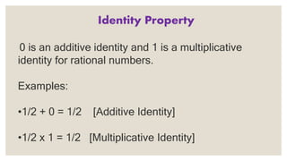 Multiplicative Identity Of Rational Number