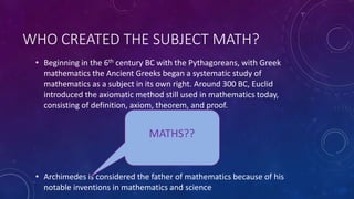 Systematic Defention Math Mathematics | PPTX