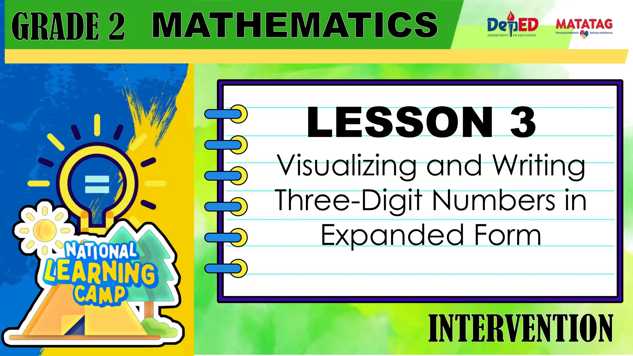 NLC Mathematics Grade Two Lesson Three | PPT