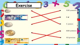 MATHEMATICS - LESSON 1 (Philippine Money).pptx