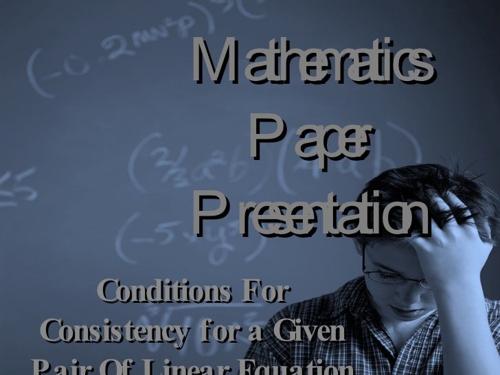 mathematics paper presentation class x