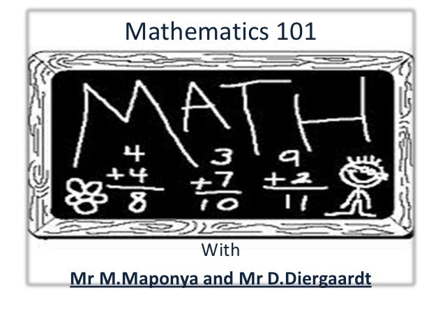 Mathematics 101