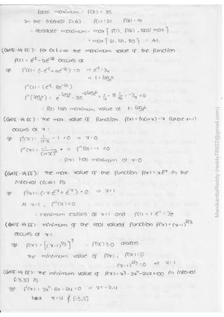Mathematics 1 handwritten classes notes (study materials) for IES PSUs ...