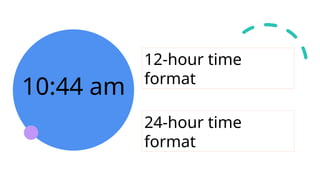 Mathematics 5 (Converting a 12 hour time format to 24 hour time format ...