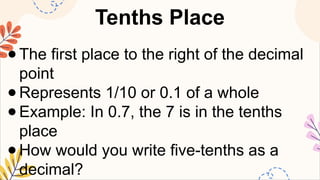 Tenth Position Math MATHEMATICS5 Q2 5 read and write decimal nu.pptx
