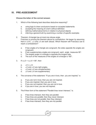 Mathematics 8 Reasoning | PDF