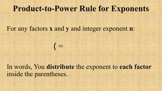 Exponents In Parentheses MATHEMATICS8 Q1 4. Base and Exponents.pptx