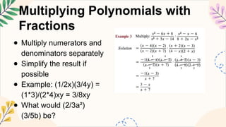MATHEMATICS8 Q1 6. multiply simple monomials and binomials with simple ...