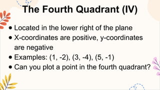 MATHEMATICS8 Q2 1. illustarate and describe the Cartesian coordinate ...