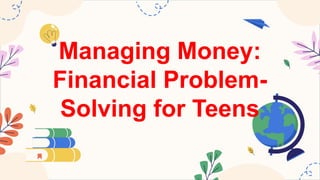 Finacial Problems Solving Math MATHEMATICS8 Q2 12. solve financial problems involving_ a. earning ...