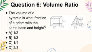 MATHEMATICS8 Q2 5. find the volume of pyramids other than square and ...