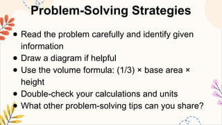MATHEMATICS8 Q2 6. solve problems involving volume of pyramids.pptx