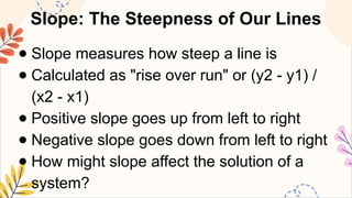 MATHEMATICS8 Q3 10. define and illustrate a system of linear equations ...
