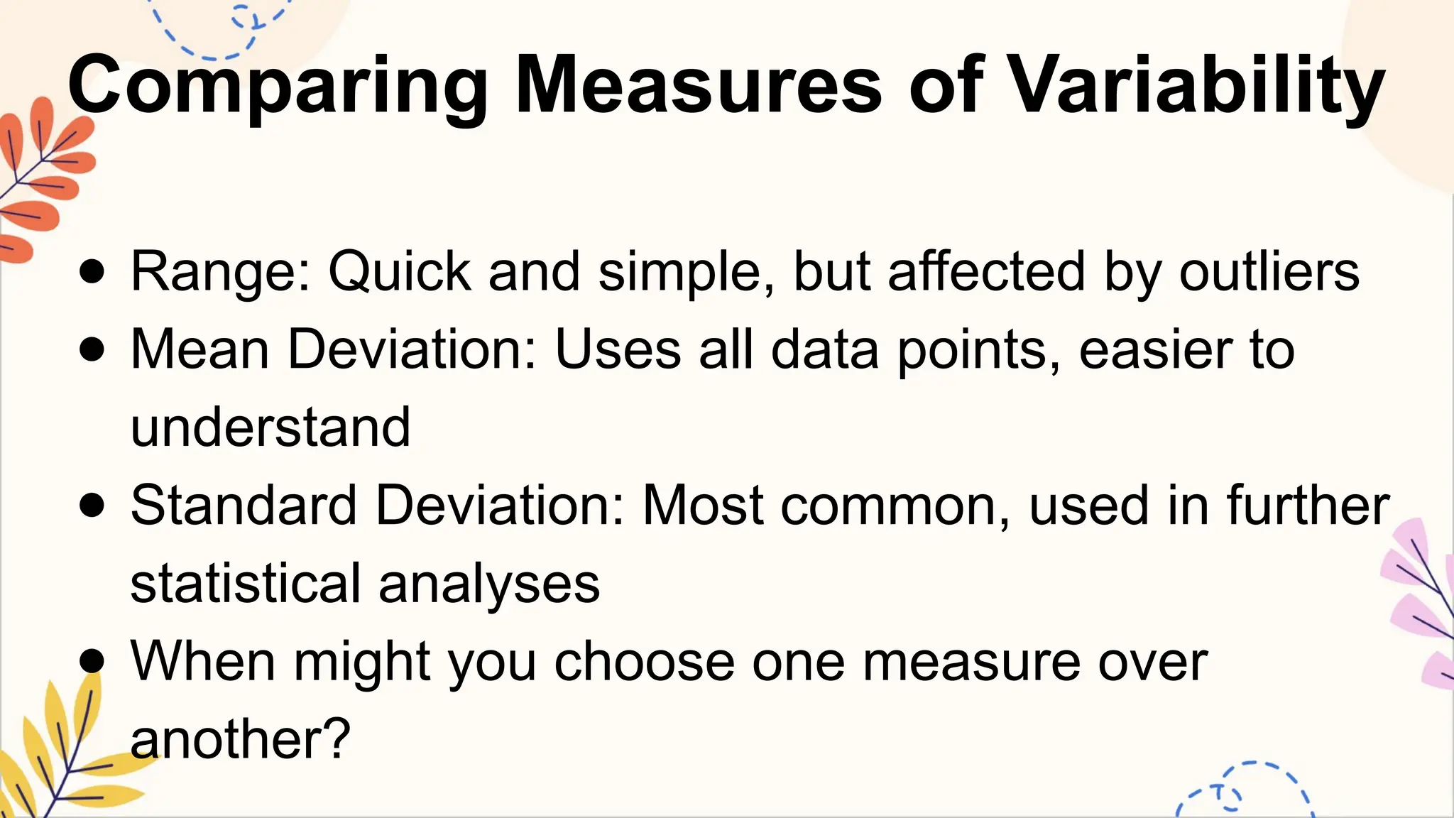 MATHEMATICS8 Q4 1. calculate the measures of variability (range, mean ...