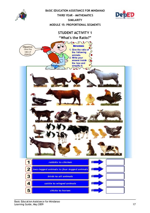 Mathematics 9 Proportional Segments