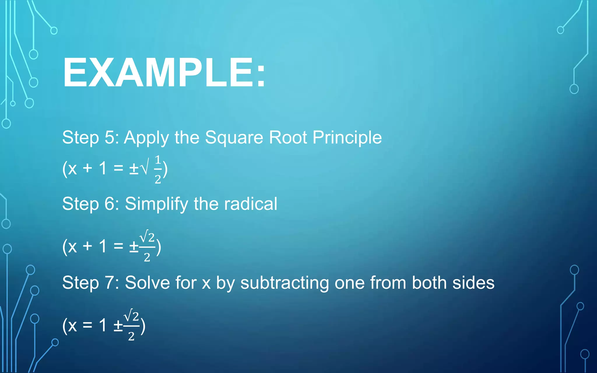 Mathematics 9 Lesson 1-A: Solving Quadratic Equations by Completing the ...