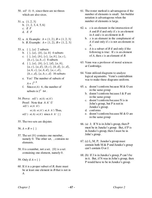 Mathematics a practical odyssey 8th edition johnson solutions manual