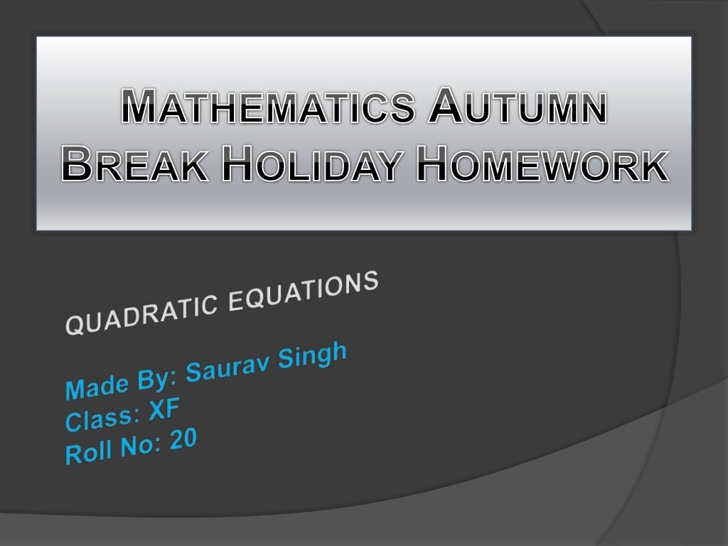 Grade 2 holiday homework picture