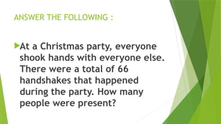 Mathematics Day Quiz G2 On Mathematicians Pptx