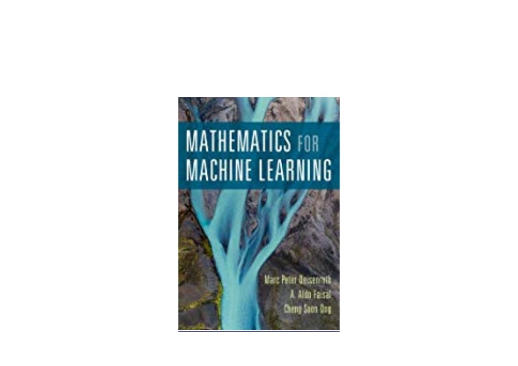 [FREE_EPUB] Mathematics for Machine Learning