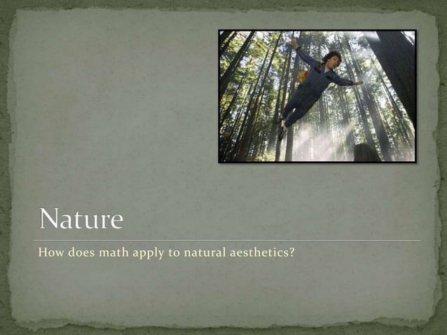 Mathematics in Aesthetics | PPTX