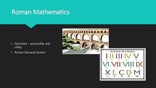 Mathematics in ancient and classical times | PPTX
