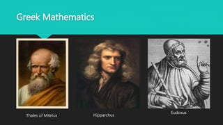 Theodius Math Mathematics in ancient and classical times | PPTX