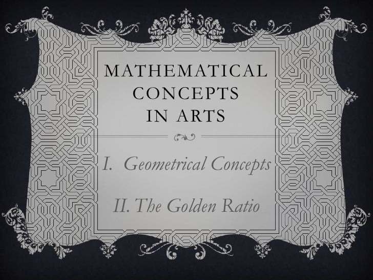 Mathematics in arts