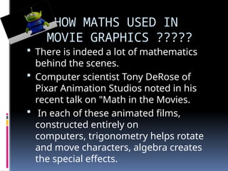 The Role of Mathematics in Entertainment: From Movies to Music and ...