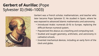 mathematics in the medieval period presentation | PPTX