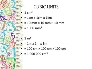 Volume and Surface Areas | PPTX