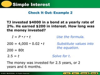 Mathematics+of+Money.ppt_simple and compound interest | PPT | Stocks ...