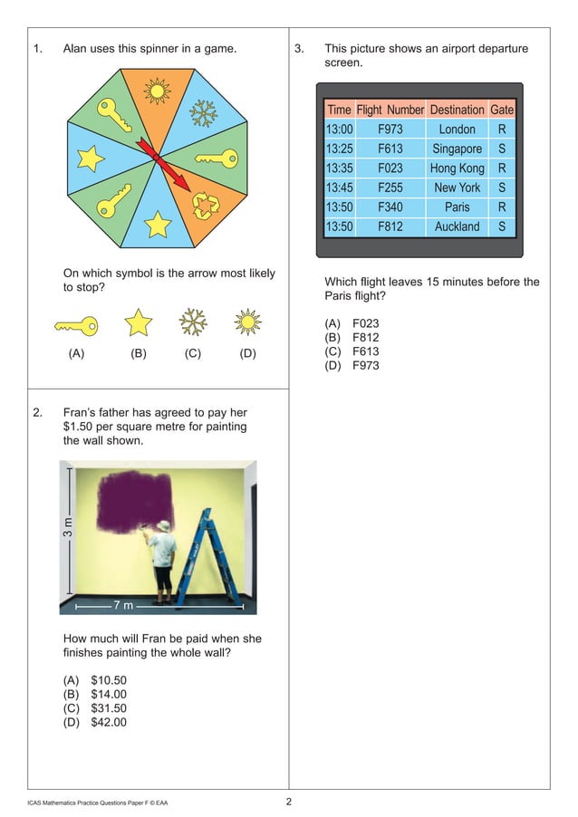 Mathematics paper F | PDF