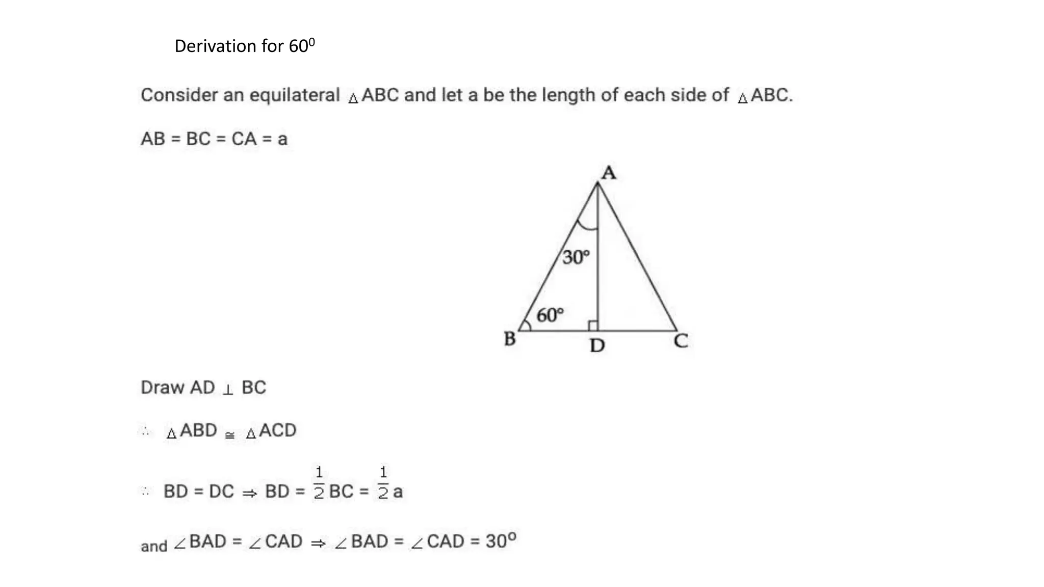 Derivation for 600
 