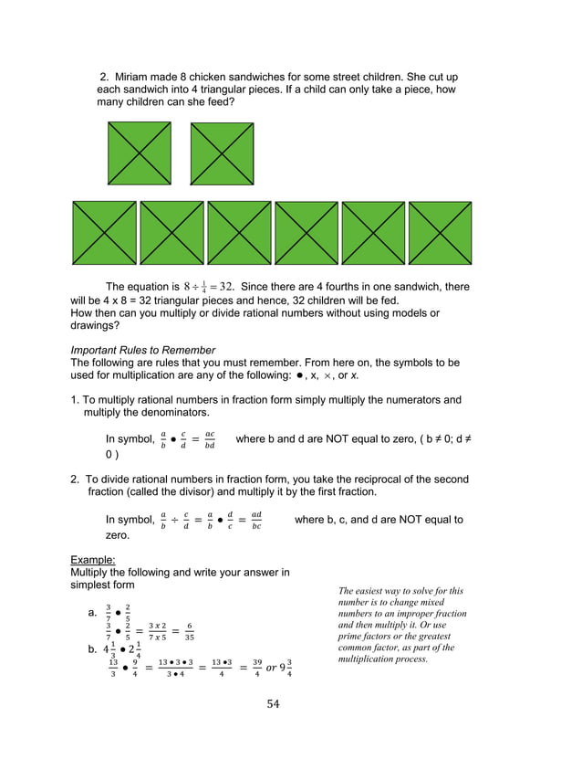 K TO 12 GRADE 7 LEARNING MODULE IN MATHEMATICS (Q1Q2)