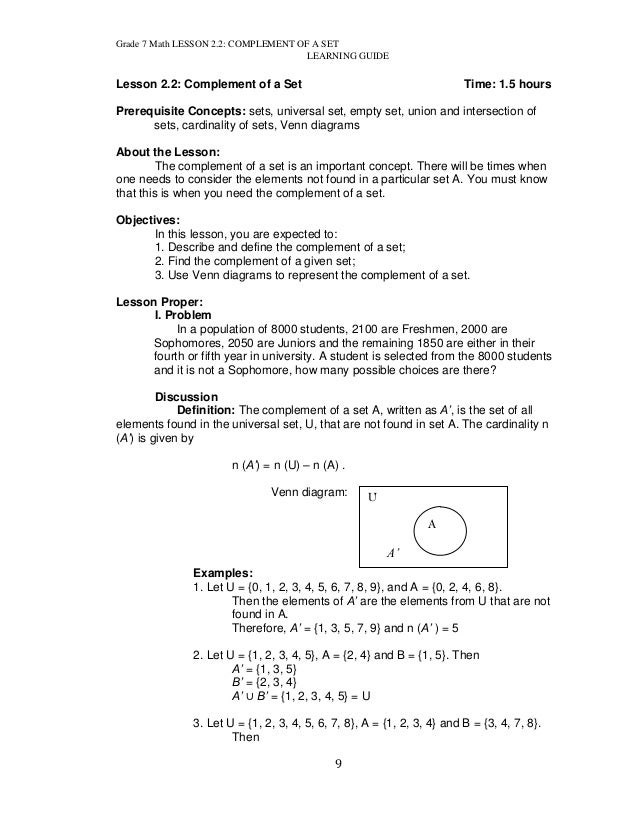 Printables Maths Grade 7 Images k to 12 grade 7 learning module in mathematics q1 q2 math