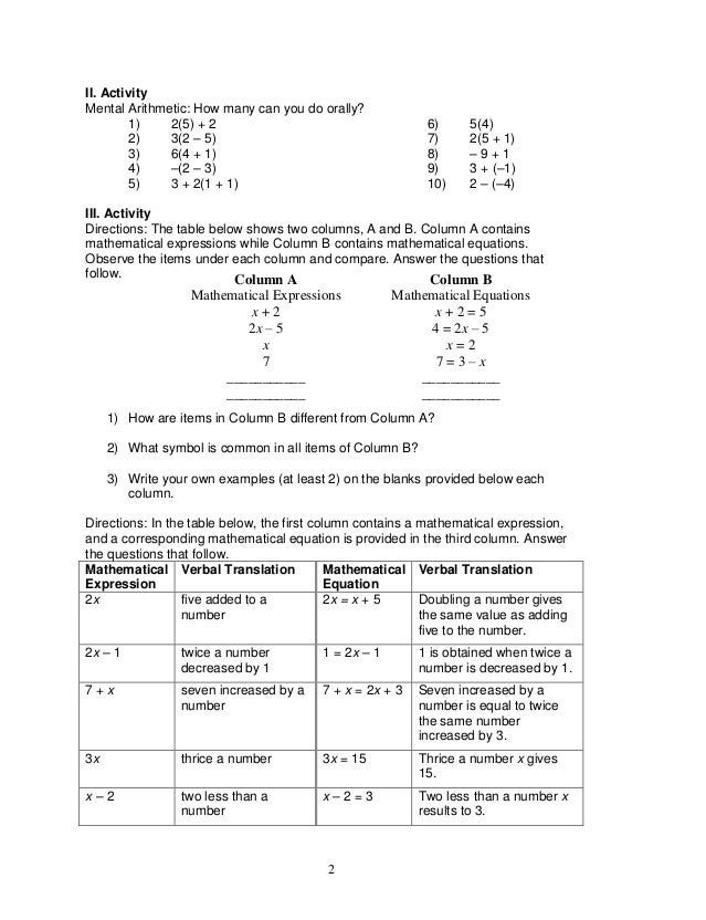K TO 12 GRADE 7 LEARNING MODULE IN MATHEMATICS (Quarter 3)