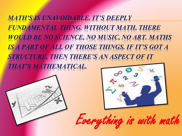 Applications of mathematics in our daily life