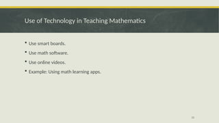 An Example Of A Math Task Using Technology Comprehensive Mathematics Teaching Methodology from Grade 1 to Matric ...