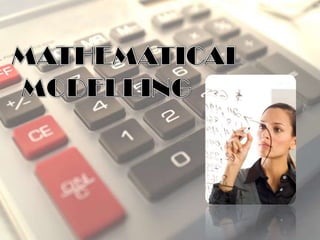 Mathematical modelling and its application in weather forecasting | PPTX