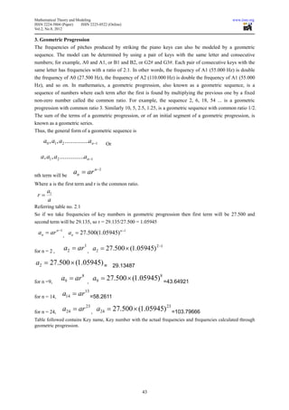 Mathemusic – numbers and notes | PDF