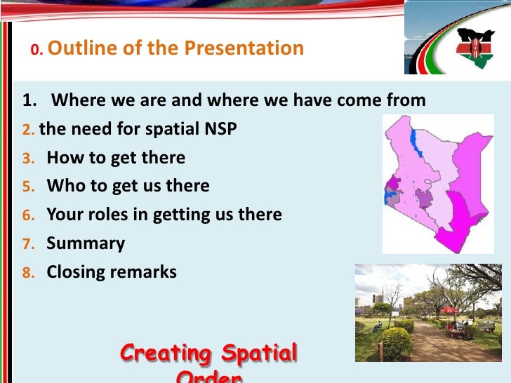 Kenya's National Spatial Plan prepartion Mathenge Mwehe Kenya's National Spatial Plan prepartion Mathenge Mwehe