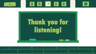 Thank you for
listening!
 