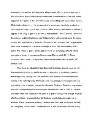 Using Board Games to teach 21st Century Skills in the Classroom | PDF