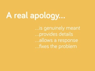 When it all goes wrong (because it will)