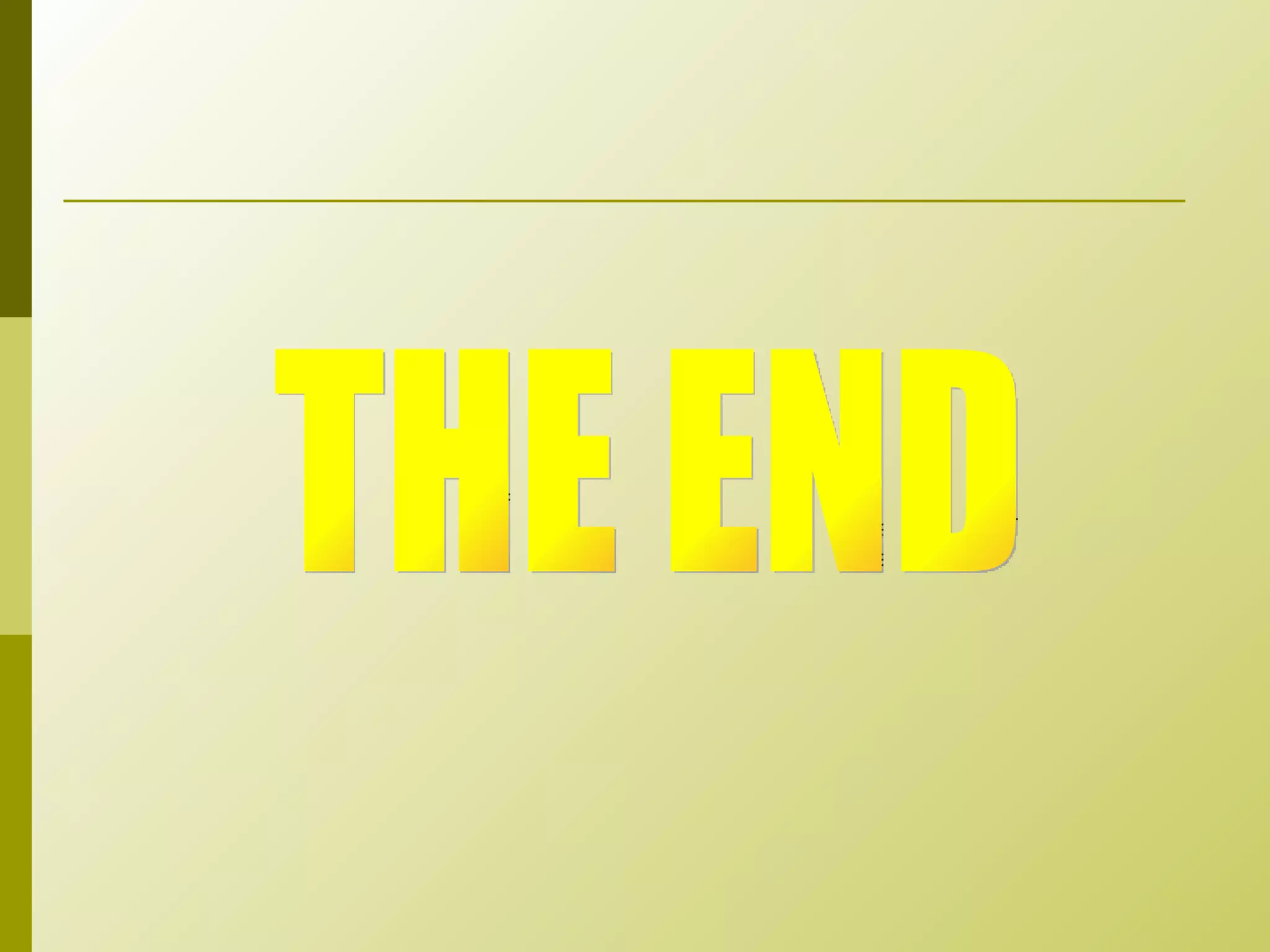 THE END 