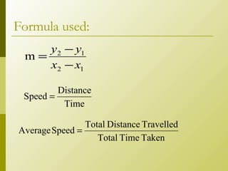 Math(F5) Gradient And Area Under A Graph | PPT