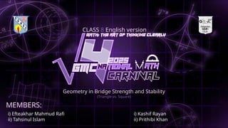 Understanding Geometry in Bridge Design: Triangle vs. Square for ...