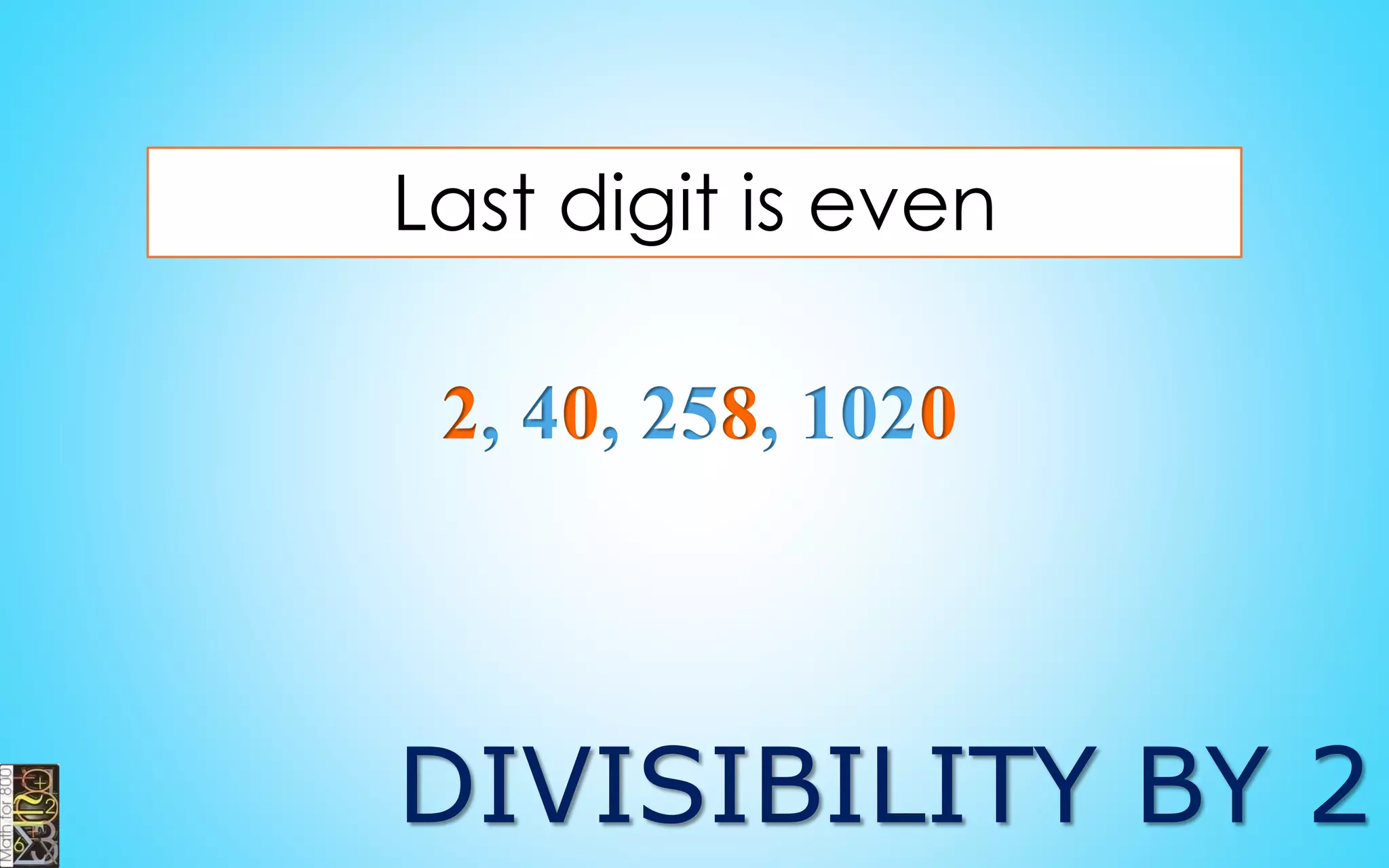 The Least Common
Multiple (LCM)
of two integers or more
integers, is the smallest
positive integer that is
divisible by all the
numbers.
 